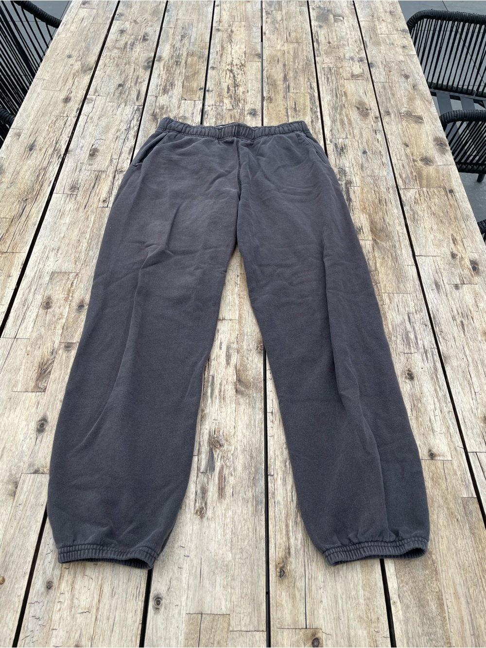 Buck Mason Charcoal Gray Sweatpants | Size Small